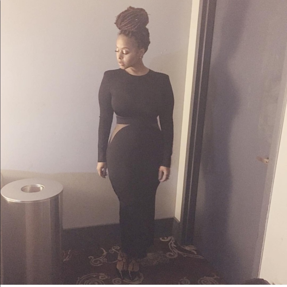 Balmain Body Con Black dress